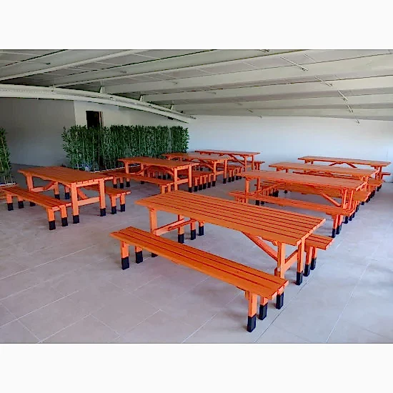 Ahşap Piknik Masası & Bench 8 Kişilik Ahşap Piknik Masası - Bahçe Masası I UygunAhşap