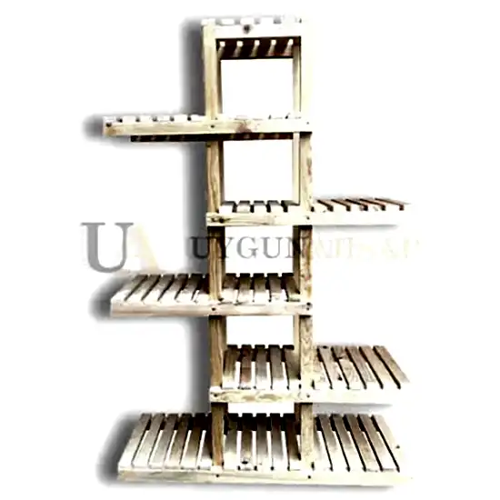 Ahşap Çiçeklik Ahşap Saksı Standı I Saksılık I UygunAhşap