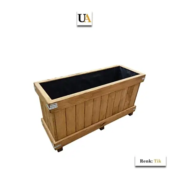 Uzun Büyük Dış Mekan Ahşap Saksı Modelleri I UygunAhşap