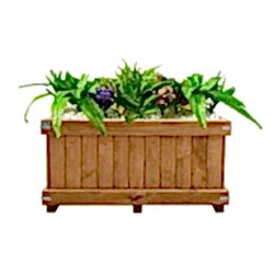 Deck Ahşap Saksı