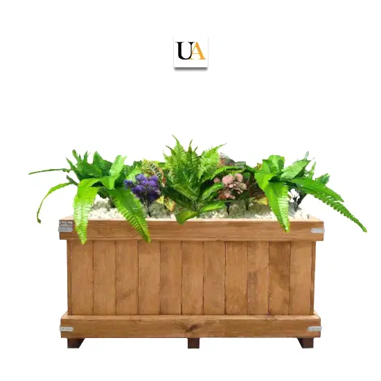 Uzun Büyük Dış Mekan Ahşap Saksı Modelleri I UygunAhşap
