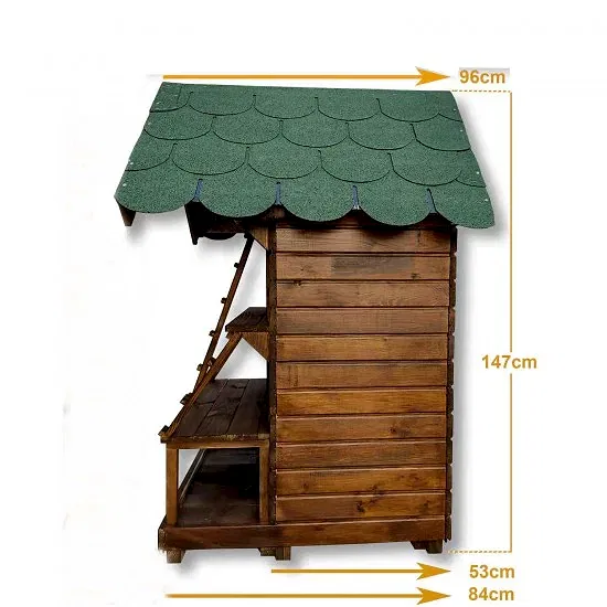 Dış Mekan Büyük Çoklu Ahşap Kedi Evi Modelleri I UygunAhşap