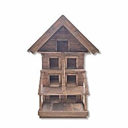 Ahşap Kedi Evi Büyük 7'li