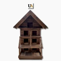 Ahşap Kedi Evi Büyük 7'li