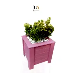 Köşebentli Ahşap Saksı