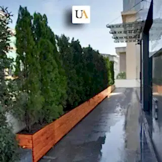 Dış Mekan Büyük Uzun Ahşap Saksı Modelleri I UygunAhşap