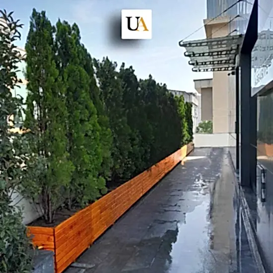 Ahşap Saksı Modelleri Dış Mekan Büyük Uzun Ahşap Saksı Modelleri I UygunAhşap