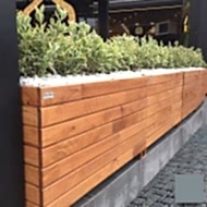 Lambri Ahşap Saksı Lambri Ahşap Saksı