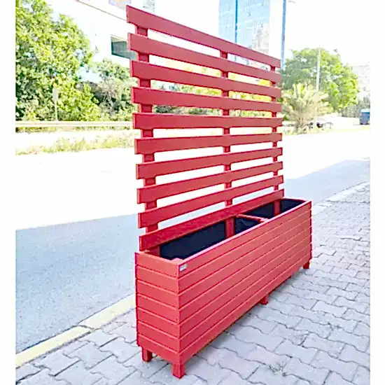 Lambri Saksılı Ahşap Paravan Seperatör Fiyatları I UygunAhsap