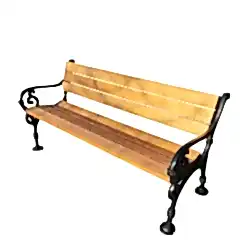 Metal Ayaklı Ahşap Bank Ecem