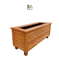 Pervazlı Lambri Ahşap Saksı Pervazlı Lambri Ahşap Saksı