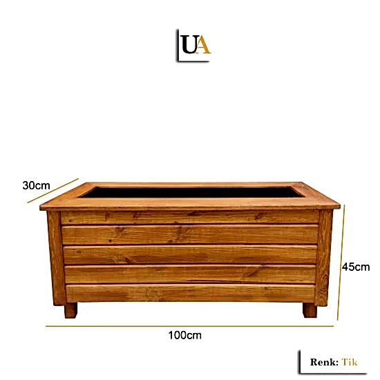 Ahşap Çiçeklik Dış Mekan Ahşap Saksı Modelleri I UygunAhşap