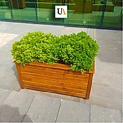 Pervazlı Lambri Ahşap Saksı