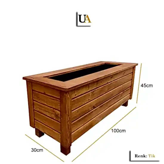 Ahşap Çiçeklik Dış Mekan Ahşap Saksı Modelleri I UygunAhşap