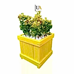 Kemerli Ahşap Saksı