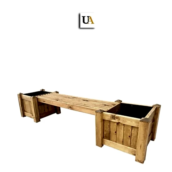 Dış Mekan Saksılı Ahşap Bank Modelleri I UygunAhşap