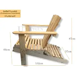 Ahşap Şezlong Sandalye