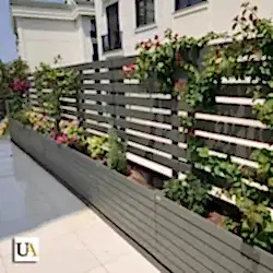 Lambri Saksılı Ahşap Paravan