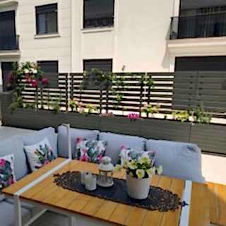 Lambri Saksılı Ahşap Paravan Seperatör Fiyatları I UygunAhsap