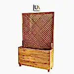 Seperatörlü Ahşap Saksı