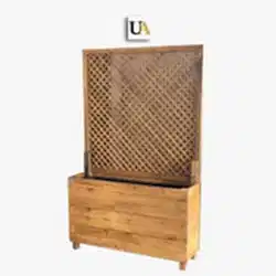 Seperatörlü Ahşap Saksı Seperatörlü Ahşap Saksı