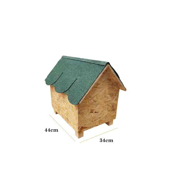 Dış Mekan Kedi Evi Dış Mekan Tekli Kedi Evi Su Geçirmez Çatılı I UygunAhşap