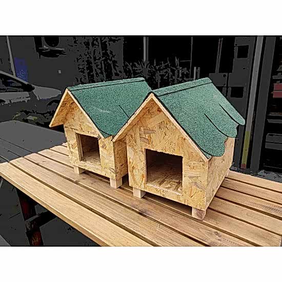 Dış Mekan Kedi Evi Dış Mekan Tekli Kedi Evi Su Geçirmez Çatılı I UygunAhşap