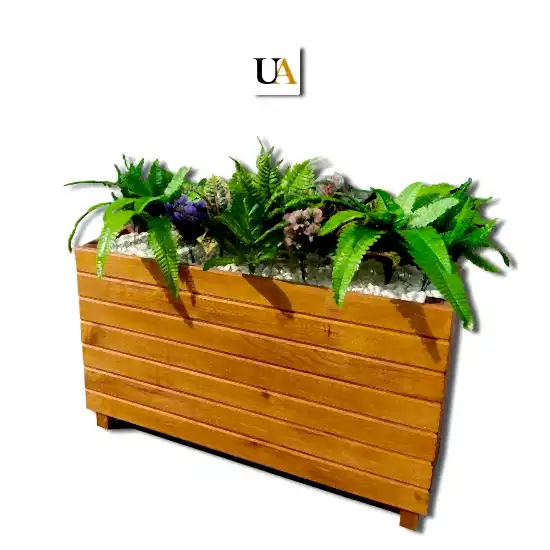 Renkli Yapay Çiçek I Yapay Çiçek Modelleri I Ahşap Saksı